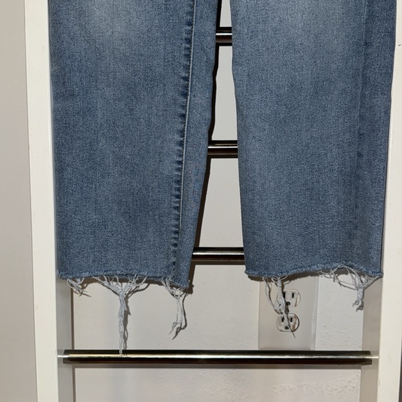 Sanctuary/Denim Modern Straight Raw Crop High Rise with Embroidered Dais… - Picture 3 of 9